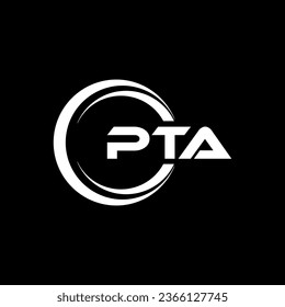 PTA Letter Logo Design, Inspiration for a Unique Identity. Modern Elegance and Creative Design. Watermark Your Success with the Striking this Logo.