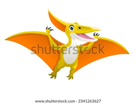 Pterodactyl dinosaurs cute Cartoon Kids Character [[stock_photo]] © 