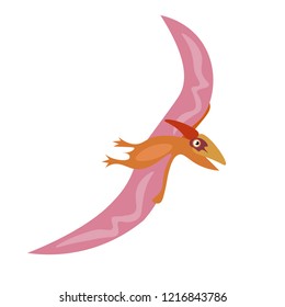 Pterodactyl flight. Vector