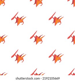 Pterodactyl pattern seamless background texture repeat wallpaper geometric vector
