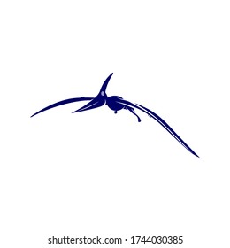 Pterosaurs logo design vector. Icon Symbol. Template Illustration