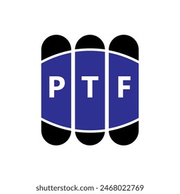 Diseño del logotipo de la letra PTF sobre fondo blanco. Diseño moderno creativo del logotipo de la letra de PTF. Diseño de Vector.
Letras PTF, Plantilla de Vector con logotipo PTF.