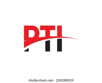 PTI Letter Initial Logo Design Vector Illustration