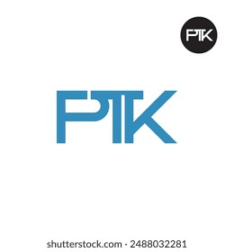 PTK Logo Letter Monogram Design