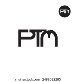 PTM Logo Letter Monogram Design