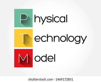 PTM - Physical Technology Model acronym, concept background