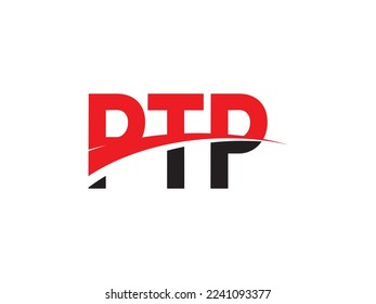 PTP Letter Initial Logo Design Vector Illustration