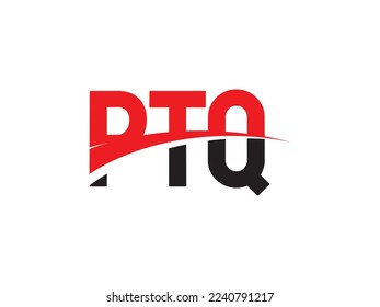 PTQ Letter Initial Logo Design Vector Illustration