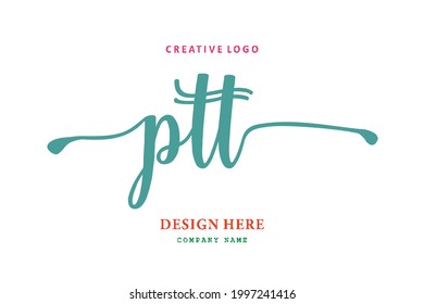 PTT lettering logo is simple, easy to understand and authoritative