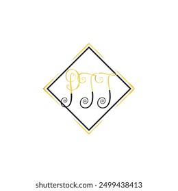 PTT logo. P T T design. White PTT letter. PTT, P T T letter logo design.