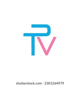 Ptv initial letter logo design template vector image. Initial tpv alphabet logo design template vector image. P T V Letter Logo Design with Creative Modern Trendy Typography Logo