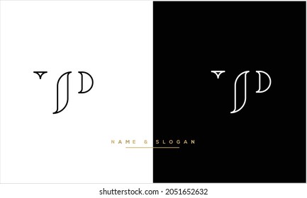 MONOGRAMA DEL logotipo de las letras abstractas UP ,PU