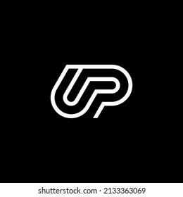 Pu Logo Letter U P Perfectly Stock Vector (Royalty Free) 2133363069 ...