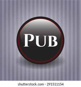 Pub black emblem
