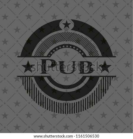Pub black emblem