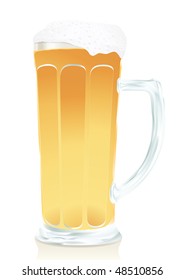 Pub Glass of beer with foam. Serie of images.
