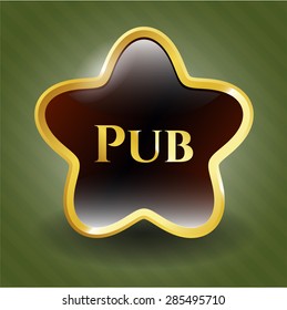 Insignia de oro de pub