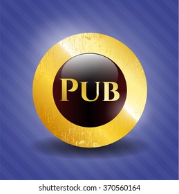 Pub golden badge