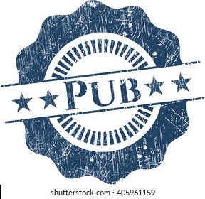 Pub grunge style stamp