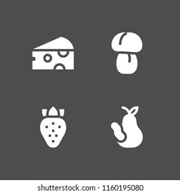 pub icon. 4 pub set with food and restaurant vector icons for web and mobile app
