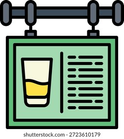 Pub New Creative Icon Design Vektor