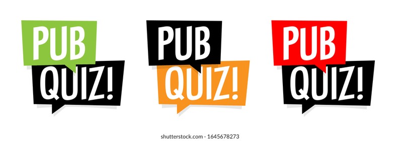 Pub-Quiz über Sprachblase