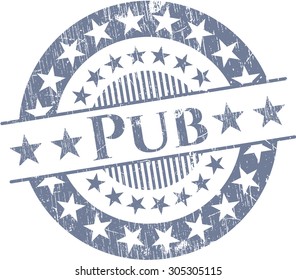Pub rubber grunge seal