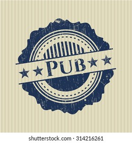 Pub rubber stamp