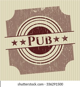 Pub rubber stamp