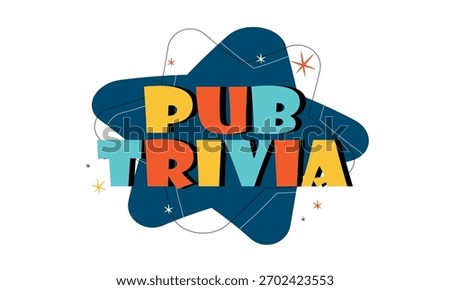 Pub Trivia on white background