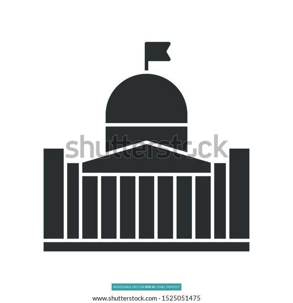 Public Administration Icon Vector Illustration Logo Stock Vector 