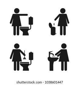 1,228 Toilet rules vector Images, Stock Photos & Vectors | Shutterstock