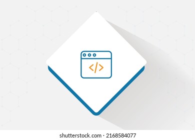 Public API icon vector design