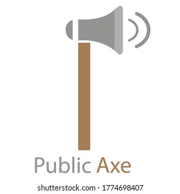 Plantilla de diseño de vectores Ax públicos