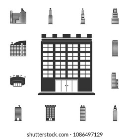 public building icon. Simple element illustration. public building symbol design  from Buildings collection set. Can be used for web and mobile on white background