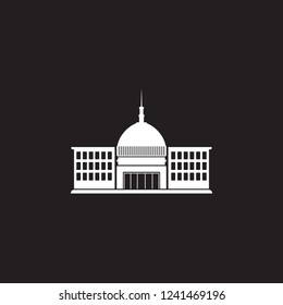 public building icon. Simple element illustration. public building symbol design template. Can be used for web and mobile