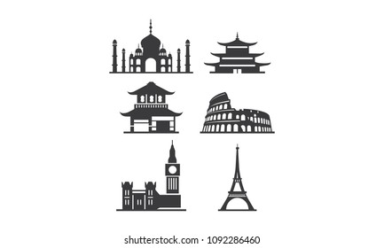 public building silhouette