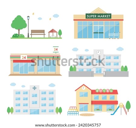 Public Buildings park, school, store atc.