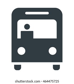 Public Bus Colored Vector Icon