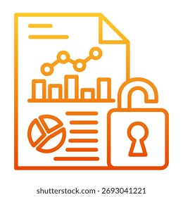 Public Data Icon Element For Design And Vector
