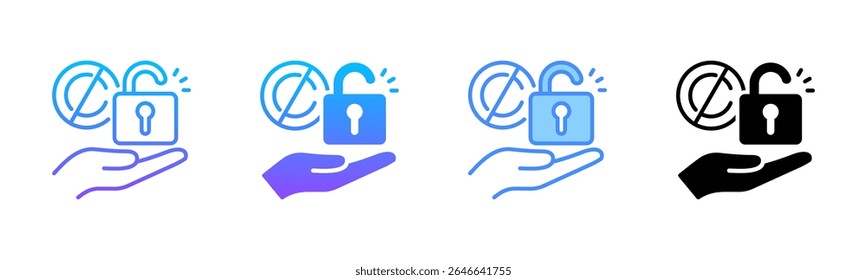 Public Domain Multi Style Icon Set