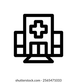 Public health. Editable vector icon.