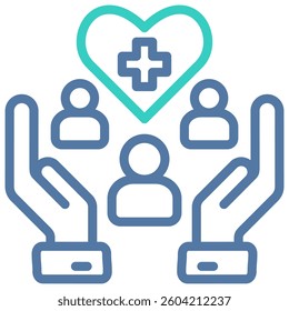 Public Health Icon Element For Design
