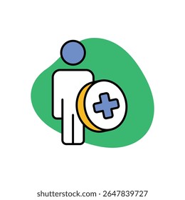 Public Health Icon vector stock illustration