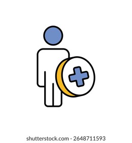 Public Health Icon vector stock illustration