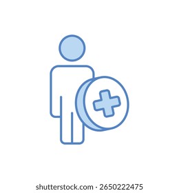 Public Health Icon vector stock illustration