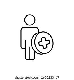 Public Health Icon vector stock illustration