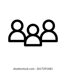 Public Icon Vector Symbol Design Illustration