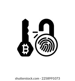 Public Key icon in vector. Logotype