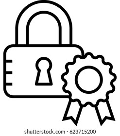 Public Key Infrastructure Vector Icon